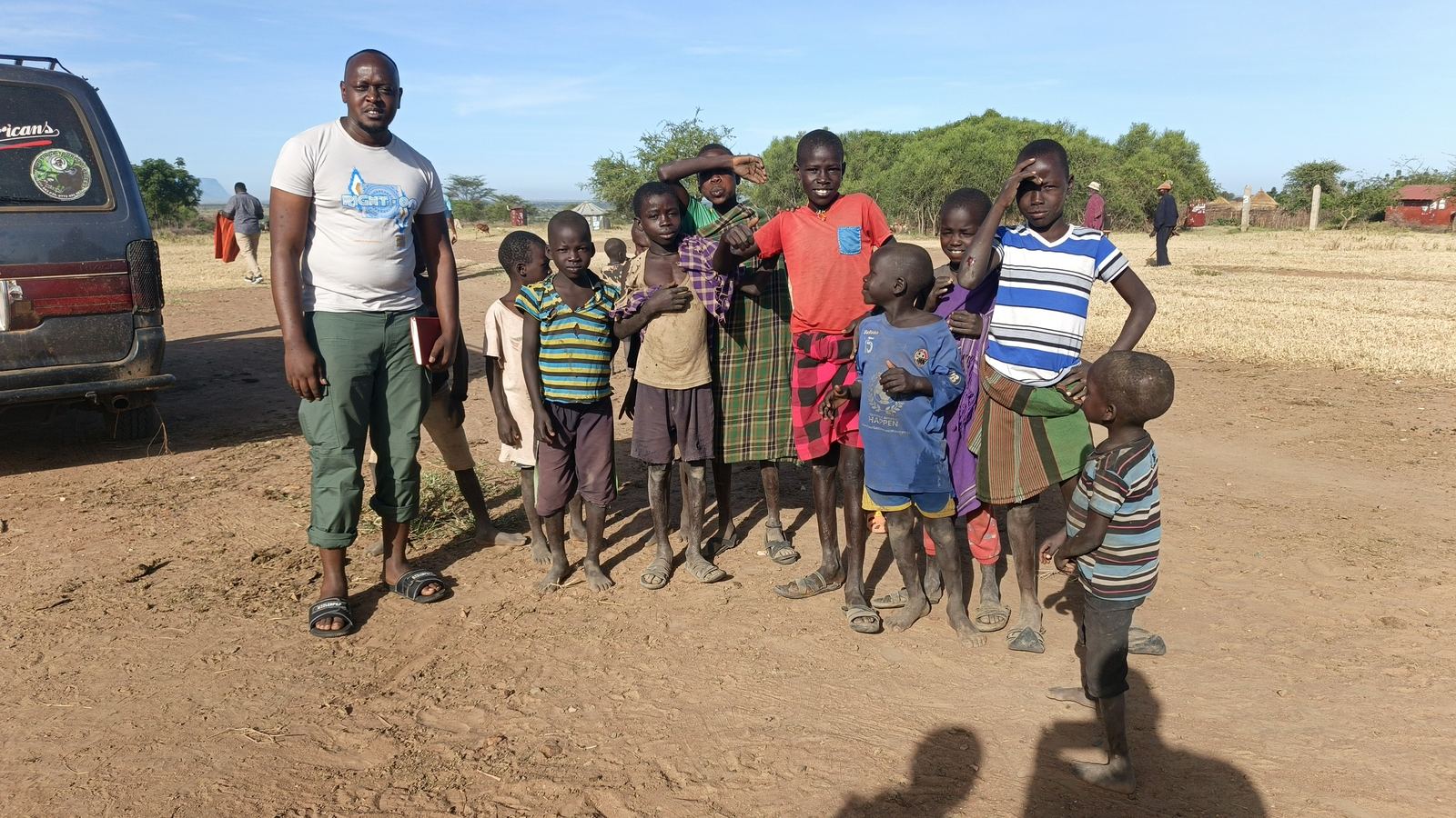 The Syson Travel team on the road in Uganda